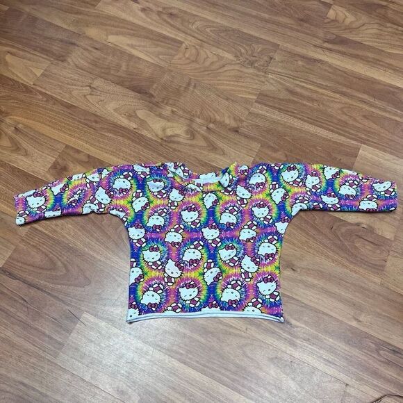 Baby Liv Boutique Kids Long Sleeve Hello Kitty Tie-Dye Top Size 3T - Picture 3 of 8